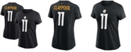 Nike Women's Chase Claypool Black Pittsburgh Steelers Name Number T-shirt